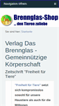 Mobile Screenshot of brennglas.com