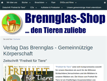 Tablet Screenshot of brennglas.com